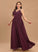 Floor-Length Lace With A-Line Cherish V-neck Prom Dresses Chiffon Ruffle