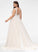 V-neck Wedding Dresses Wedding Train Luciana Dress Ball-Gown/Princess Tulle Court
