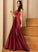 Fabric Floor-Length V-neck A-Line Neckline Length Silhouette Pockets Embellishment Shyann Spaghetti Staps A-Line/Princess Bridesmaid Dresses
