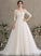 Madelynn Neck With Scoop Wedding Wedding Dresses Court Dress Tulle Train Ball-Gown/Princess Sequins