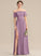 SplitFront Silhouette Length A-Line Floor-Length Neckline Off-the-Shoulder Fabric Embellishment Brianna Floor Length V-Neck Bridesmaid Dresses