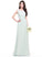 Floor-Length Neckline A-Line Silhouette Embellishment ScoopNeck Length Ruffle Fabric Shyla A-Line/Princess Natural Waist Bridesmaid Dresses