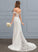 Train Chiffon Court With Jasmine Dress Lace Trumpet/Mermaid Wedding Sequins Wedding Dresses Beading