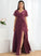 Neckline V-neck Length Fabric Floor-Length Silhouette SplitFront A-Line Embellishment Lainey Sheath/Column Sleeveless Bridesmaid Dresses