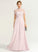 Length HighNeck A-Line Sequins Fabric Neckline Floor-Length Embellishment Silhouette Litzy Sleeveless Straps Bridesmaid Dresses