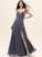 V-neck A-Line Silhouette Fabric Neckline Length Embellishment Floor-Length SplitFront Paola Sleeveless Floor Length Bridesmaid Dresses