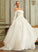 With Wedding Dresses Tulle Off-the-Shoulder Sweep Wedding Dress Paisley Ball-Gown/Princess Lace Lace Train