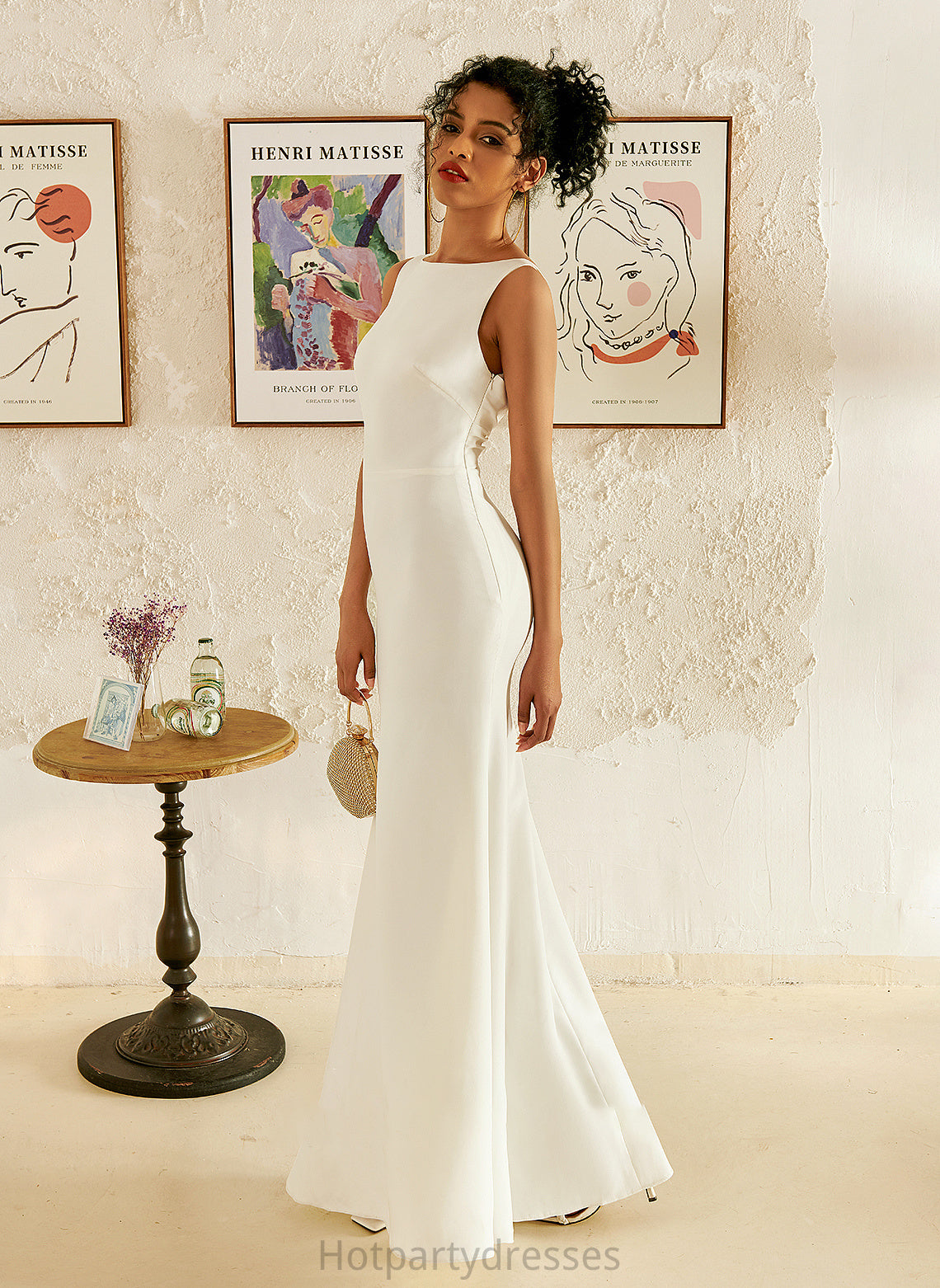 Neck Angelica Wedding Dresses Dress Scoop Wedding Floor-Length Trumpet/Mermaid