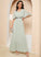 Sequins A-Line Fabric V-neck Ankle-Length Neckline Silhouette Embellishment Length Gloria V-Neck Sleeveless Bridesmaid Dresses