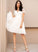 Lace A-Line Chiffon Dress With V-neck Knee-Length Wedding Dresses Emerson Wedding