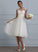 Dress With Ann A-Line Illusion Ruffle Wedding Dresses Tulle Wedding Asymmetrical