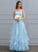 Organza Floor-Length Sweetheart Wedding Emilie With Dress Ruffles A-Line Wedding Dresses Cascading