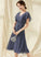 Length Knee-Length V-neck Neckline Silhouette A-Line Fabric Embellishment Ruffle Giuliana Floor Length A-Line/Princess Bridesmaid Dresses