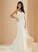 Trumpet/Mermaid V-neck Wedding Wedding Dresses Train Court Dress Sabrina
