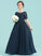 Dahlia Junior Bridesmaid Dresses A-LineScoopNeckFloor-LengthChiffonJuniorBridesmaidDress#148411