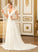 Elsa V-neck A-Line Chiffon Wedding Dresses Court Dress Wedding Train