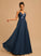Prom Dresses V-neck Saige Sequins Chiffon Floor-Length A-Line With