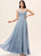 A-Line Length V-neck Floor-Length Silhouette Neckline Straps Fabric Patience Natural Waist Floor Length Sleeveless Bridesmaid Dresses