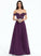 Floor-Length Off-the-Shoulder Beading With Ball-Gown/Princess Prom Dresses Paisley Sequins Chiffon