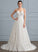 Wedding Ruffle A-Line Wedding Dresses Dress Train Lace Miranda With Sweep Sweetheart