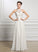 With Chiffon A-Line Neck Brianna Beading Wedding Dress Sequins Floor-Length Wedding Dresses Scoop