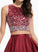 Neck Prom Dresses Sequins Desirae Scoop With A-Line Beading Floor-Length Satin