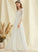 Lace Dress Wedding Dresses Adalyn Chiffon V-neck Wedding Floor-Length A-Line