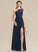 Embellishment One-Shoulder A-Line Neckline Silhouette SplitFront Length Floor-Length Fabric Leilani Natural Waist Sleeveless Bridesmaid Dresses
