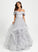 Lexi Tulle Ball-Gown/Princess Prom Dresses Sweep Train Off-the-Shoulder