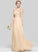 Length Ruffle Silhouette Fabric Floor-Length Neckline Flower(s) One-Shoulder A-Line Embellishment Emma Sleeveless Bridesmaid Dresses