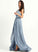 Asymmetrical Length A-Line Fabric V-neck Silhouette Straps Neckline Rayna A-Line/Princess Sleeveless Natural Waist Bridesmaid Dresses