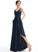 SplitFront Fabric A-Line V-neck Neckline Length Pockets Silhouette Floor-Length Embellishment Alison Natural Waist Bridesmaid Dresses