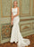 Dress With Lace Neck Wedding Dresses Lace Train Court Scoop Chiffon Trumpet/Mermaid Wedding Kristen
