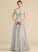 Ruffle V-neck Neckline A-Line Silhouette Embellishment Floor-Length Fabric Length Brianna Scoop Knee Length Bridesmaid Dresses
