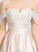 Floor-Length Sequins With Wedding Dresses Ayanna Ball-Gown/Princess Off-the-Shoulder Satin Wedding Dress