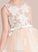 Neck Junior Bridesmaid Dresses Scoop Tulle Bow(s) Flower(s) Nayeli With Ball-Gown/Princess Floor-Length