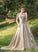 Train Wedding Dresses Appliques Beading With Ruffle Ball-Gown/Princess Ruffles Sweetheart Court Dress Cascading Aubrey Lace Satin Wedding