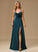 Embellishment Neckline A-Line V-neck Floor-Length SplitFront Silhouette Length Fabric Karly Floor Length Sleeveless Bridesmaid Dresses