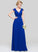 Embellishment V-neck Silhouette Neckline Floor-Length A-Line Fabric Ruffle Length Precious Natural Waist Floor Length Bridesmaid Dresses