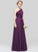 Silhouette Neckline Embellishment One-Shoulder Ruffle Floor-Length Length A-Line Fabric Amiyah Floor Length V-Neck Bridesmaid Dresses