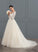 Train Wedding Tulle V-neck Ball-Gown/Princess Lace Dress Maya Court Wedding Dresses