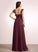 SplitFront Silhouette Length V-neck Embellishment Neckline A-Line Floor-Length Fabric Regina Natural Waist Sleeveless Bridesmaid Dresses