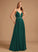 Beading Embellishment Fabric Neckline Length Floor-Length V-neck Silhouette A-Line Annabel Sweetheart Sleeveless Bridesmaid Dresses