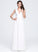 Ruffle Dress Floor-Length A-Line With Wedding V-neck Annabella Chiffon Wedding Dresses