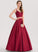 Satin Prom Dresses Tessa Sweetheart Floor-Length Ball-Gown/Princess
