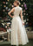Floor-Length Dress Scoop With Wedding Lace Neck Wedding Dresses Destiney A-Line