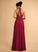 Floor-Length A-Line Eliana Sequins Halter With Prom Dresses Chiffon Lace