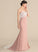 SweepTrain Lace Trumpet/Mermaid Neckline Sweetheart Length Fabric Straps Silhouette Lizbeth A-Line/Princess Natural Waist Bridesmaid Dresses
