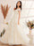 Floor-Length Wedding With Ball-Gown/Princess Beading Alena Sequins Wedding Dresses Off-the-Shoulder Dress