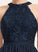 Neckline Fabric Ruffle Length A-Line ScoopNeck Knee-Length Embellishment Silhouette Estrella Sheath/Column Sleeveless Bridesmaid Dresses